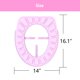 thumbnail image 2 of Funda de silicona para asiento de inodoro, cojín para asiento de inodoro, asiento de inodoro acolchado, silicona lavable, reutilizable y duradera (rosa), 2 of 5