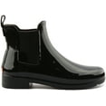 thumbnail image 2 of Hunter Women's Refined Gloss Slim Fit Chelsea Boot Black WFS2201RGL BLK, 2 of 6