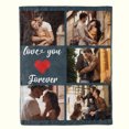 thumbnail image 2 of Personalized Valentine’s Gifts for Him | Custom Blanket with Pictures, 2 of 8