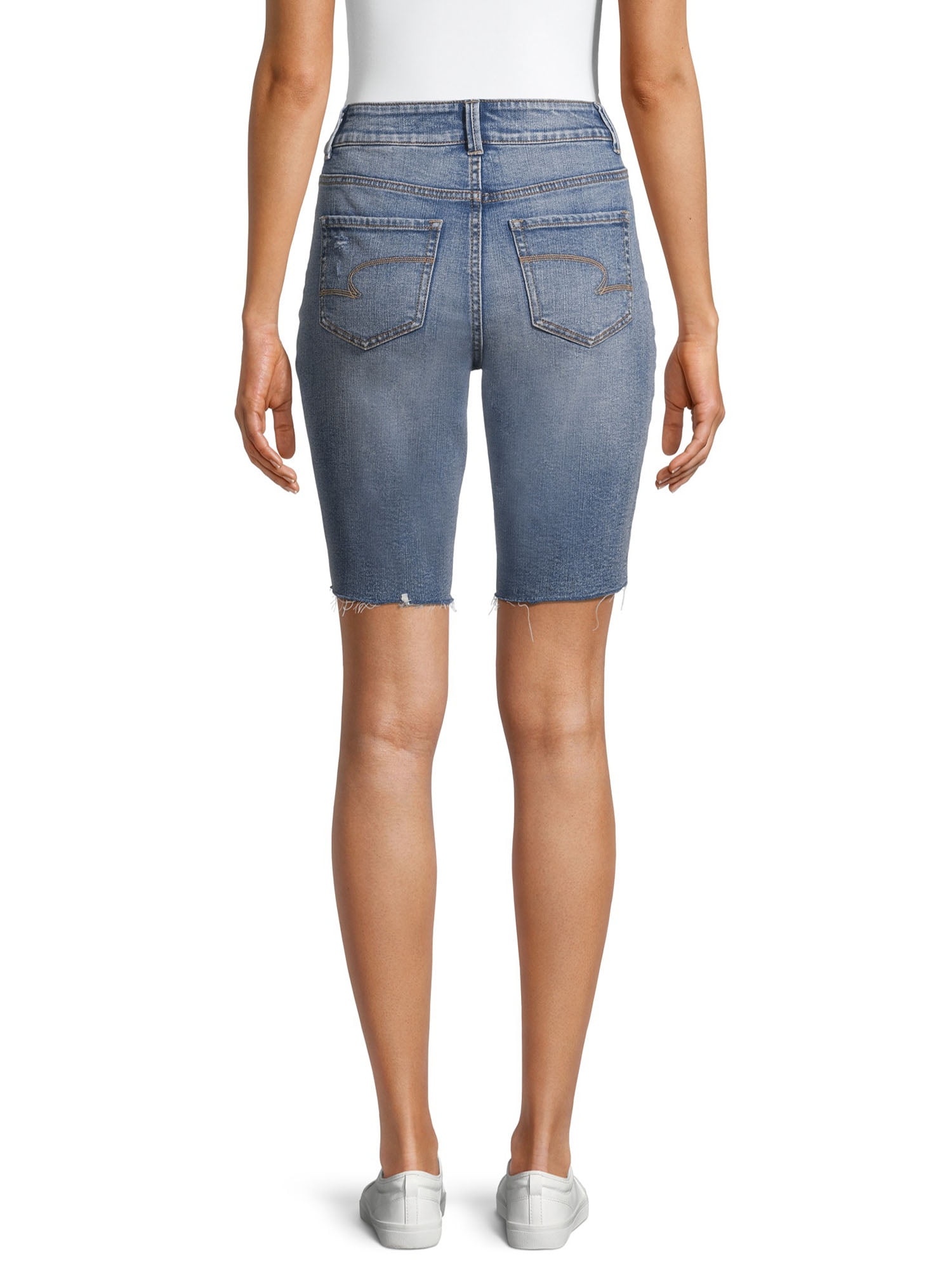 frayed bermuda shorts