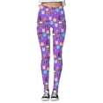 thumbnail image 4 of Shadoumai Easter High-Waisted Yoga Pants for Women Cute Rabbit Leggings Long Leggings for Sport Running, 4 of 4