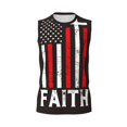 thumbnail image 6 of Picia USA Flag Cross mens Cotton Tank Undershirts , Moisture-wicking Ribbed Tanks, Lightweight Cotton Tank Undershirts-X-Large, 6 of 8