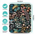 thumbnail image 4 of Washable Rubber Multicolored Flower Leaves Dish Drying Mats for Kitchen Counter Home Large Coffee Bar Pad Accessories and Decor for Utensils Stemware 18''x24'', 4 of 7