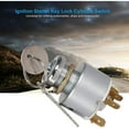thumbnail image 5 of Interruptor de encendido, interruptores de arranque de motor universales de 12 V con llave adecuados para motocicletas, tractores, automóviles y barcos Interruptor de encendido de tractor, 5 of 5