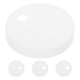 thumbnail image 1 of 2 Pair Universal Toilet Bolt Covers White Plastic Decorative Caps For Toilet Seat Installation Accessories And Bathroom Fixture Hardware Parts, 1 of 4