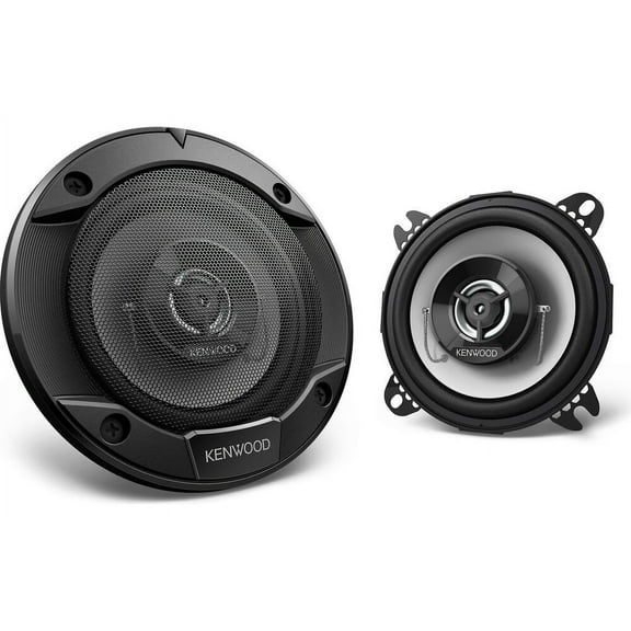 Kenwood KFC-1066S 440W Peak 4" Sport Series 2-Way Coaxial Car Speakers