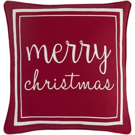 Artistic Weavers Holiday Merry Cotton Throw Pillow Cover Walmart Com
