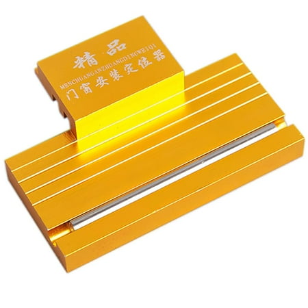 

Door Installation Locator Golden Aluminum Alloy Window Installation Holder Portable Casement Window Sash Locator for Home Hotel Renovation