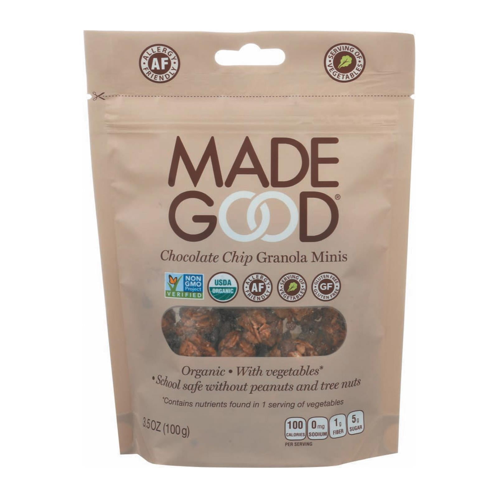 Made Good Granola Minis Chocolate Chip Case of 6 3.5 oz