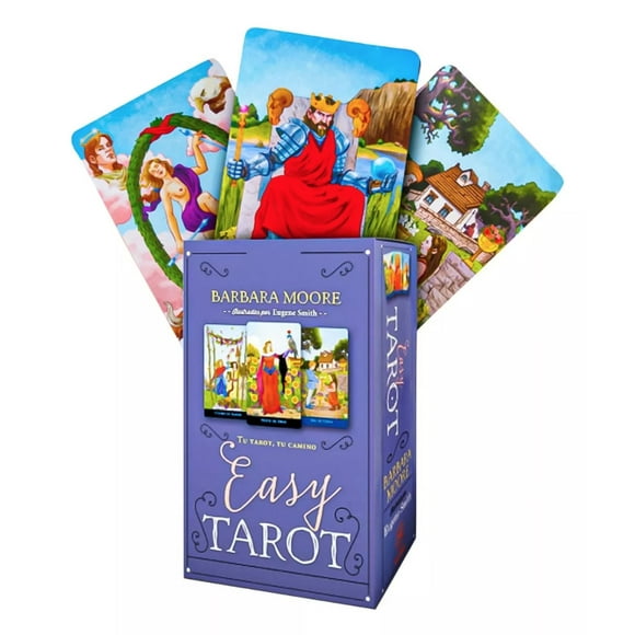 Cartas Tarot Easy Tarot Español Barbara Moore Principiantes + Manual Digital