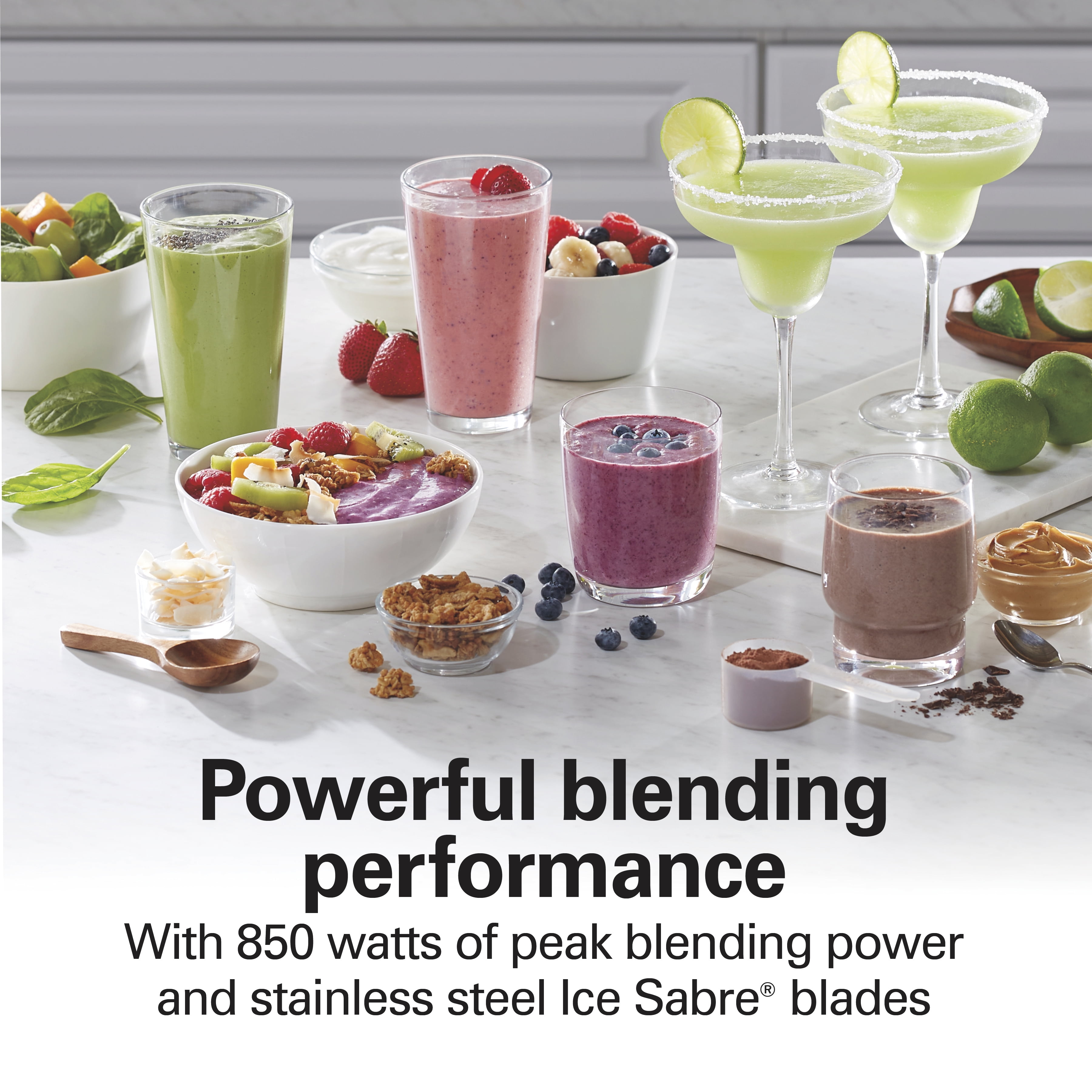 Hamilton Beach Smoothie Smart Blender, 48 Oz. Glass Jar, (56202)