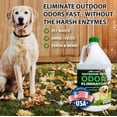 thumbnail image 3 of Nature's Freedom Outdoor Pet Odor Eliminator, 1 Gallon Enzyme Cleaner with Hose-End Sprayer for Grass, Turf, Patios, Concrete and Outdoor Areas, 3 of 9