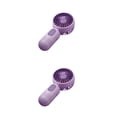 thumbnail image 4 of Kearding mini ventilador dispositivo de refrigeración enfriador de aire suministros de verano ajustable 3 velocidades equipo de camping Púrpura 2piezas, 4 of 6