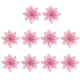 thumbnail image 1 of 10 piezas simuladas de Navidad flores artificiales de plástico flores decorativas para el árbol de Navidad (rosa), 1 of 5