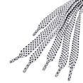 thumbnail image 3 of INSPIRE CHIC Unisex Double Layer Flat Hollow Shoelaces for Sneaker 100 cm/39.5" White-Black, 3 of 4
