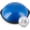 Blue, variant on 25in.  Ball | 660lb Inflatable Half Exercise Ball Wobble Board  Trainer w Nonslip Base | Half Yoga Ball Strength  Equipment w 2 Bands, Pump, Extra Ball Included