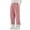 Pink, variant on Cethrio Girls Winter Pants, Thermal Casual Elastic Waist Fleece Straight Leg Pants Pink Size 10-12T