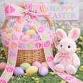 thumbnail image 1 of Amzcrzy Polyester Ribbon Easter Carrot Egg and Bunny Patterned Ribbons Suitable for Crafting Gift Wrapping Diy Ribbon Bows Bouquet Wrapping and Wreath Decoration Home Decor Home Decor Room Decor, 1 of 6
