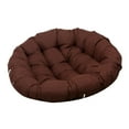 thumbnail image 1 of Silla de hamaca cojín silla de jardín tapete liviano lavable al aire libre cojín de asiento al aire libre color de café, 1 of 8
