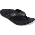 thumbnail image 2 of Cheetah Print Sandals - Women's - Black, 2 of 2