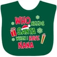 thumbnail image 3 of Inktastic Who Needs Santa when I Have Nana Boys or Girls Baby Bib, 3 of 4