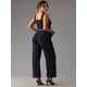 thumbnail image 4 of Jeans de Control de Abdomen Favoritos de las Mujeres, de Cintura Alta, Rectos, Elásticos Hasta los Tobillos, de Pierna , Acampanados y con Bolsillo de . Negro S, 4 of 7