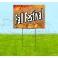 thumbnail image 1 of Fall Festival (18" x 24") Yard Sign, Includes Metal Step Stake, 1 of 6