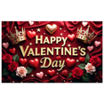 thumbnail image 3 of Valentines Day Gnomes Banner Party Backdrop Happy Valentines Background Home Decorations Indoor Outdoor Decor Photography Props, 3 of 4