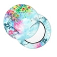 thumbnail image 7 of Uemuo Dragonfly Floral Pattern Round Bar Stool Seat Covers Washable Stool Cushion Slipcover Elastic Bar Chair Covers-, 7 of 7