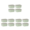thumbnail image 1 of Billuyoard Recipiente de plástico para alimentos, transparente, fácil de ubicar, libre de BPA, conserva la frescura, tapa hermética, verde, 4 Type1 NO1, 1 of 6