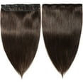 thumbnail image 3 of SEGO Clip in Hair Extensions Human Hair 3/4 Full Head 100% Real Remy Thick Hair Extensions Silky Straight Balayage Blonde Hair Pieces, 3 of 9