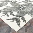 thumbnail image 3 of Couristan Dolce Flora 4' x 5'10" Snow Indoor/Outdoor Rug, 3 of 7