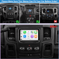 thumbnail image 3 of Car Radio Stereo for Dodge Ram 2013-2018, 7" Touchscreen Android 13 Support Carplay Android Auto Navigation Bluetooth Radio Video Steering Wheel Control Rear Camera 2G+32G,Black, 3 of 10