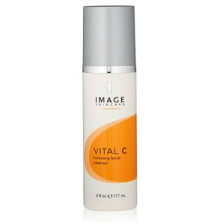 ($30 Value) Image Skin Care Vital C Hydrating Facial Cleanser, Face Wash for All Skin Types, 6