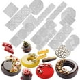 thumbnail image 2 of Heat-resistant Food Grade Easy Demold Multi Shape Cake Lace Cushion Love Bubble Leaf Cuisine Cake Decorating Tool Baking Accessories, 2 of 8