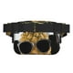 thumbnail image 3 of Fotbe Pineapple With Black Glasses Cangurera Cuadrada con Estampado de Doble Capa, Bolsa de Cintura Ajustable Mini para Hombres y Mujeres, 3 of 9