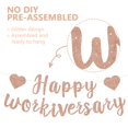thumbnail image 2 of Banner RICHHHA de brillo rosa dorado para feliz aniversario laboral, 2 of 6