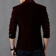 thumbnail image 3 of Men Formal Blazer Jacket Coat Wedding Business Button Slim Fit Suit Tuxedo, 3 of 11