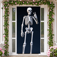 thumbnail image 5 of Cartoon Skeleton Halloween Decoration Spooky Theme Party Backdrop for Halloween Party Indoor Decoration Horror Event, 5 of 9