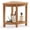 Teak, variant on Waterproof Corner Shower Stool for Inside Shower, Poly Lumber Shower Bench Seat Chair, Bath Shower Stool for Shaving Legs Foot Rest with Storage Shelf, Adjustable & Non-Slip Feet, Teak Brown