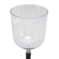 thumbnail image 3 of Xirurus Portable Collapsible Wine Glass Detachable Plastic Wine Glasses for Outdoor Camping Travel 10oz Black, 3 of 9