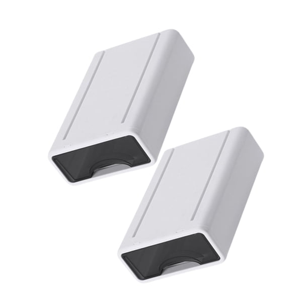 Bearachild Caja de almacenamiento de escritorio blanca que ahorra espacio: multicapa para un almacenamiento eficiente, elegante, organizada, Almacenamiento y organización del hogar blanco S 2