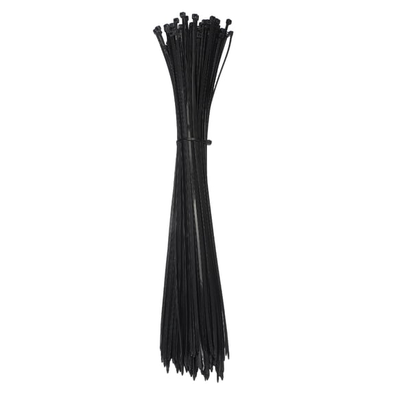 Uxcell Zip Ties Self-Locking Nylon Wire Cable Ties for Home Office Garden Workshop Black 18 Inch x 4 mm