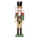 thumbnail image 2 of Soldado Cascanueces,Adornos de decoración de soldado cascanueces de navidad,cascanueces navidad navidad decoraciones figuras juguete,Cascanueces Soldado De Madera Vacaciones, 2 of 9