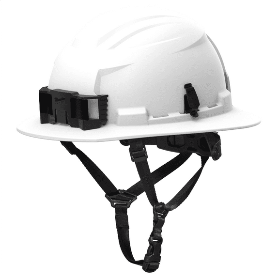 Milwaukee Tool BOLT White Full Brim Safety Helmet ‐ Type 2, Class E