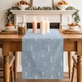 thumbnail image 2 of Table Runner 120 Inches Long for Kitchen Dining, Ombre Dresser Scarf Farmhouse, Dining Table Decorations for Wedding/Parties, Farmhouse Stripes Modern Abstract Art 13 x 120 In, 2 of 8