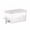 White, variant on 0.7 Gallon Drink Dispenser with Lid and Plastic Clear Beverage Dispenser Easy-Pour Spout Commercial Drink Dispenser for Parties for Home Bar, Special Occasions,Celebration, Wedding or Parties