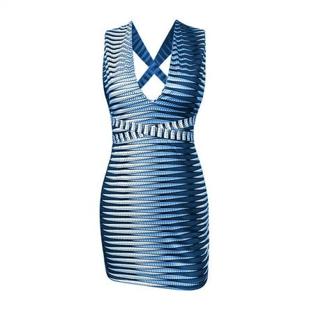 

Otvok Womens Tight Design Strap Sleeveless Suspender Dress Sexy Backless Skirt