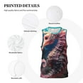 thumbnail image 3 of Pofeuu Ocean Seahorse Print Basketball Jersey, Shirts for Men Youth Basketball Jersey Crew Neck-Small, 3 of 6