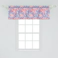 thumbnail image 2 of Ambesonne Abstract Window Valance, Trippy Funky Sketchy, 54" X 18", Multicolor, 2 of 3